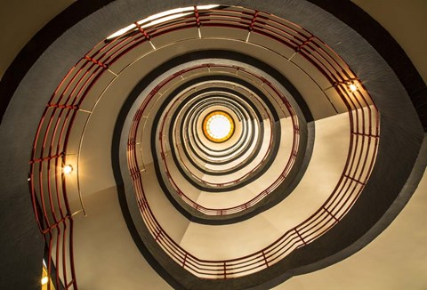 Framed Staircase Spiral 2 Print