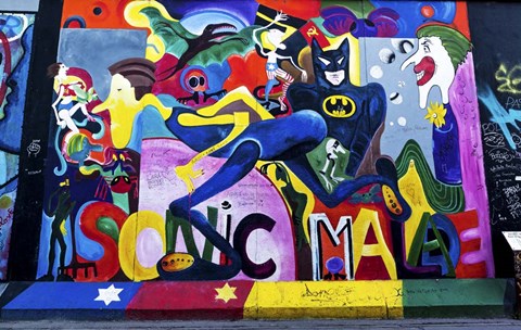 Framed Berlin Wall Print