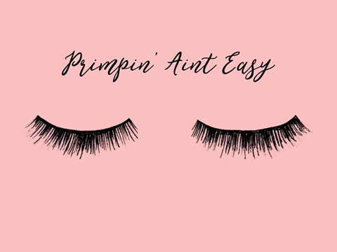 Framed Lash Chat I Print