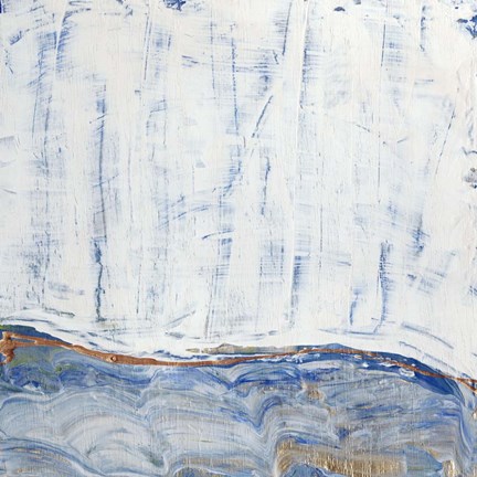 Framed Blue Highlands I Print