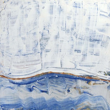 Framed Blue Highlands III Print