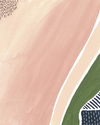 Framed Simple Marks II Print