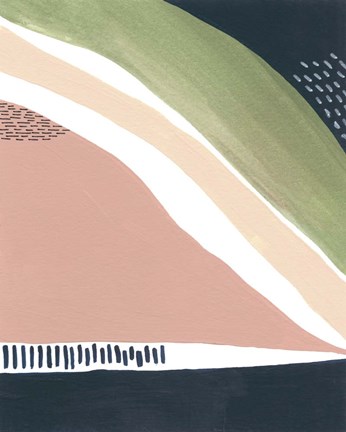 Framed Simple Marks IV Print