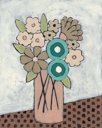 Framed Mid Summer Bouquet III Print