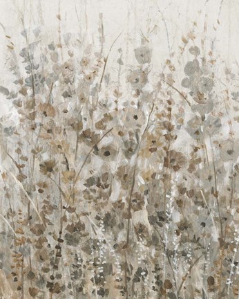 Framed Early Fall Flowers I Print