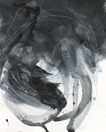 Framed Broken Abstract I Print