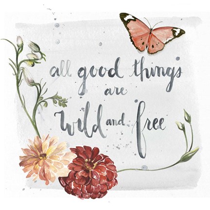 Framed Summer Free I Print