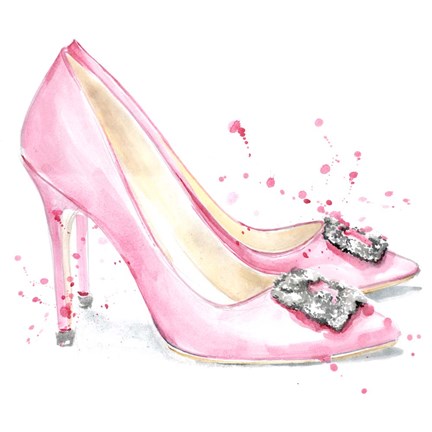 Framed Glamourous IV Print