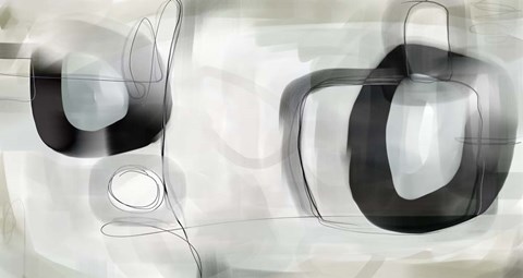 Framed Lemon Meringue Neutral Print