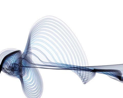 Framed BlueTech 1 Print