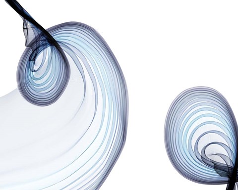 Framed BlueTech 2 Print