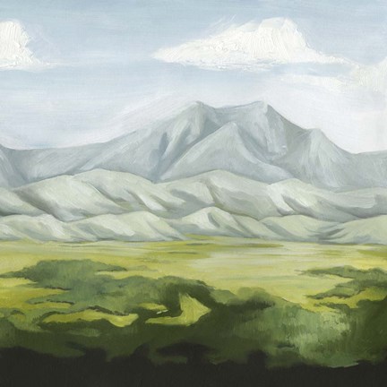 Framed Deep Valley II Print