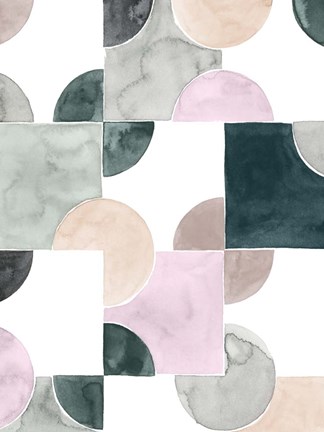 Framed Muted Mystery III Print