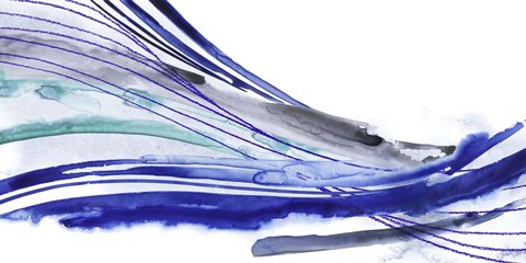 Framed Wave Surge II Print