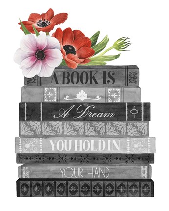 Framed Book Dream I Print