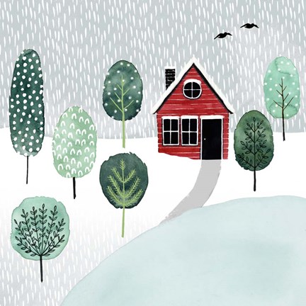 Framed Christmastown II Print