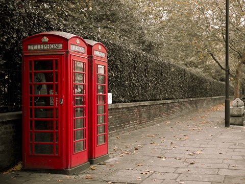 Framed London Scene I Print