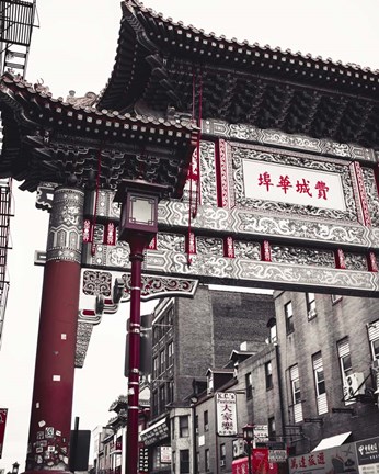 Framed Chinatown Reds II Print