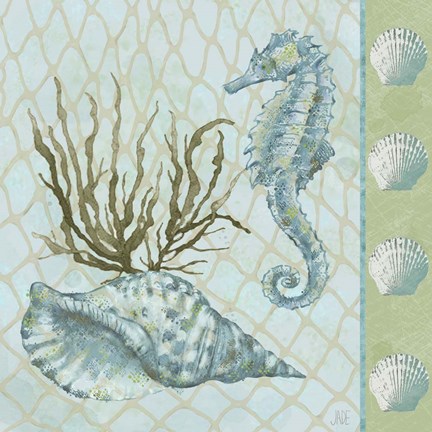 Framed Under Sea I Print