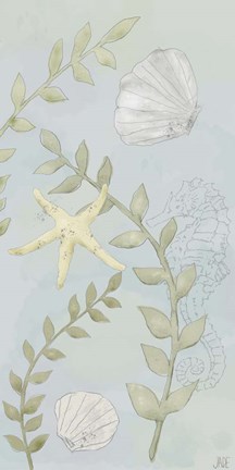 Framed Water Gardens I Print