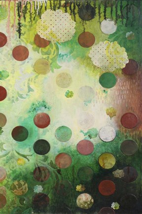 Framed Floating Jade Garden II Print