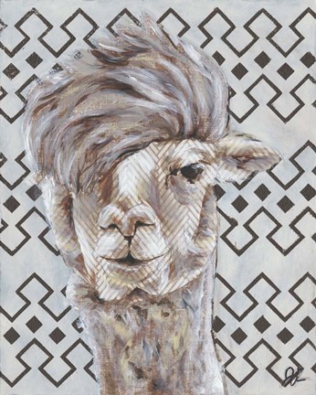 Framed Animal Patterns II Print