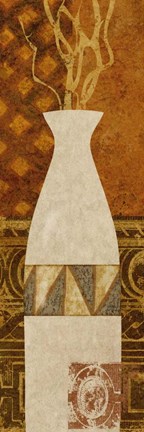 Framed Ethnic Vase II Print
