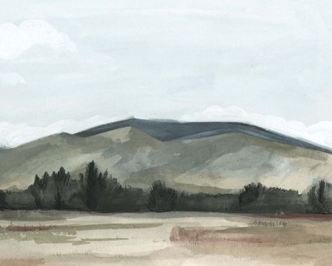 Framed Farmhouse View II Print