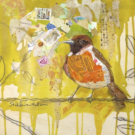 Framed Signs of Spring III Print