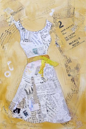Framed Dress Whimsy III Print