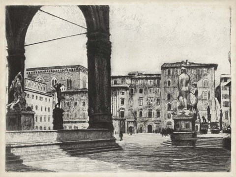 Framed Scenes in Firenze I Print