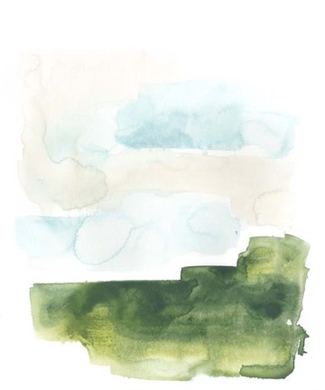 Framed Liquid Valley IV Print