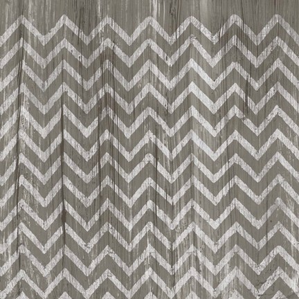 Framed Weathered Wood Patterns IV Print