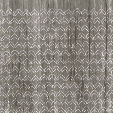 Framed Weathered Wood Patterns VI Print