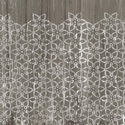 Framed Weathered Wood Patterns IX Print