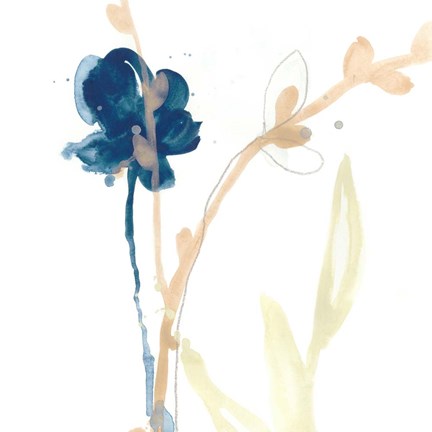 Framed Botany Gesture V Print