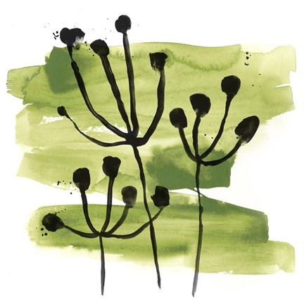 Framed Tropical Sumi-e VIII Print