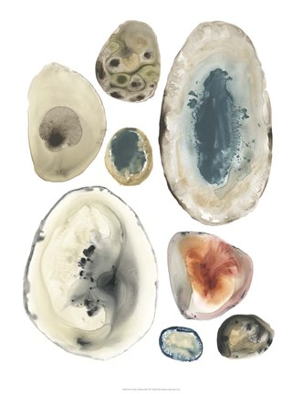 Framed Geode Collection II Print