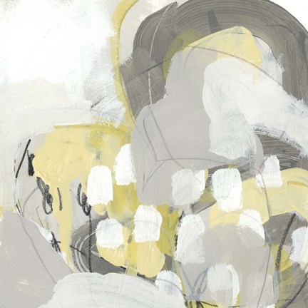 Framed Citron Mist I Print