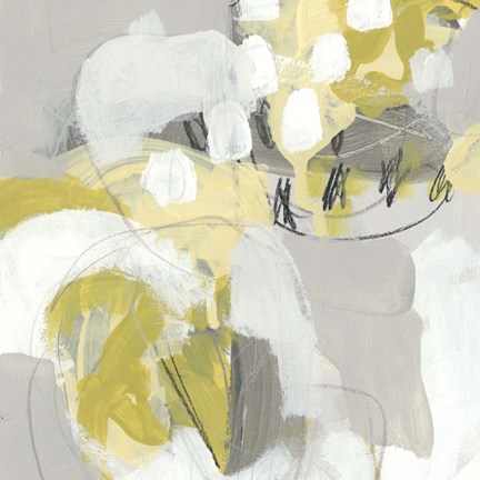 Framed Citron Mist III Print