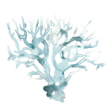 Framed Ocean Cameo I Print