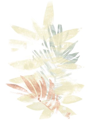 Framed Pastel Tropics II Print