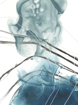 Framed Bella Indigo I Print