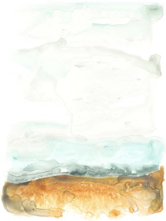 Framed Flowing Sand Bar II Print