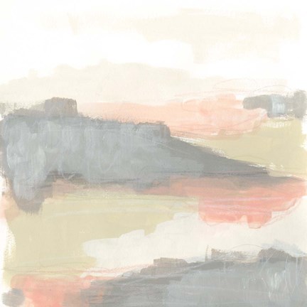 Framed Valley Haze I Print