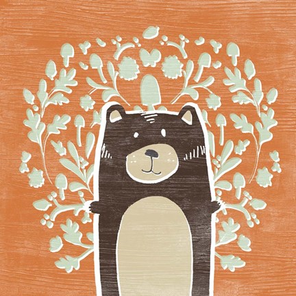 Framed Woodland Cutie I Print