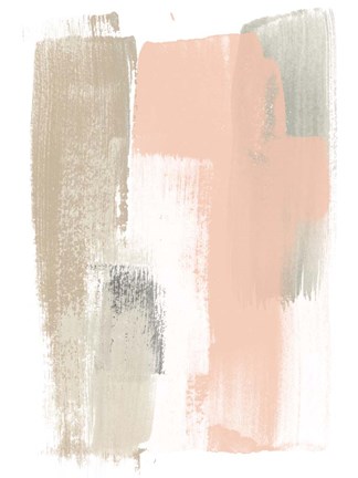 Framed Blush Abstract VI Print