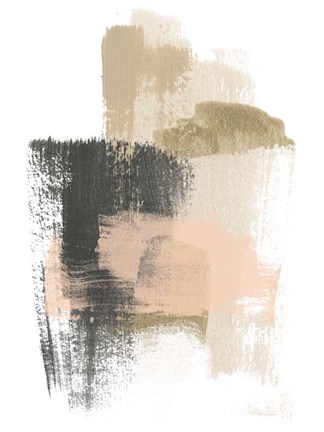 Framed Blush Abstract IX Print