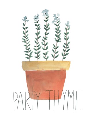 Framed Punny Plant IV Print