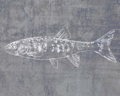 Framed Like a Stone II Print